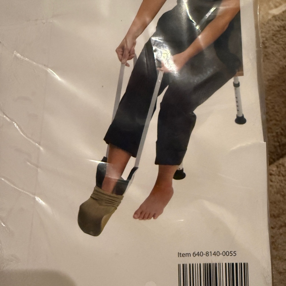 DMI Deluxe Sock Aid- sock helper, easily pull on socks without bending